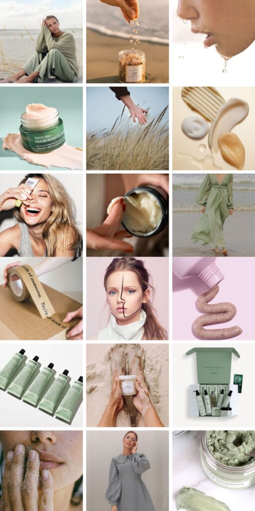 Bema Bio storyboard visivo per instagram